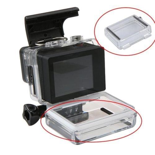 For Gopro Accessories LCD Display Screen Bacpac Battery Waterproof Housing Case Backdoor Cover For GoPro Hero 4 3+ 3 2 Housing