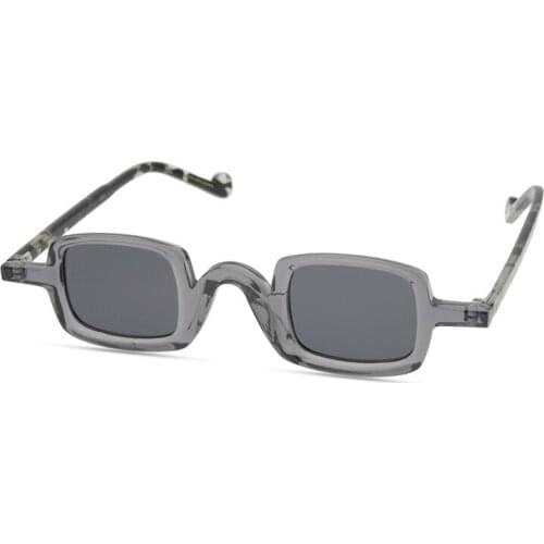 Belight Optical Women Men UV400 OLIVER GOIDSMITH Vintage Retro Small Square Shape Acetate Sunglasses with Case Oculos GOO-V