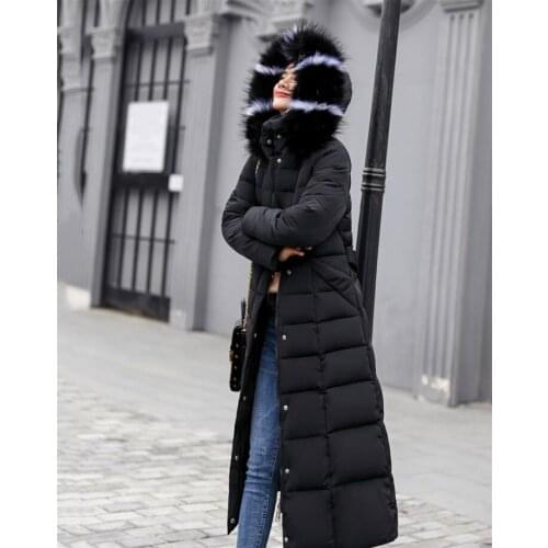 Dugujunyi 2019 New Parkas Female Women Winter Coat Thickening Cotton Winter Jacket Womens Outwear Parkas for Women Winter Long H