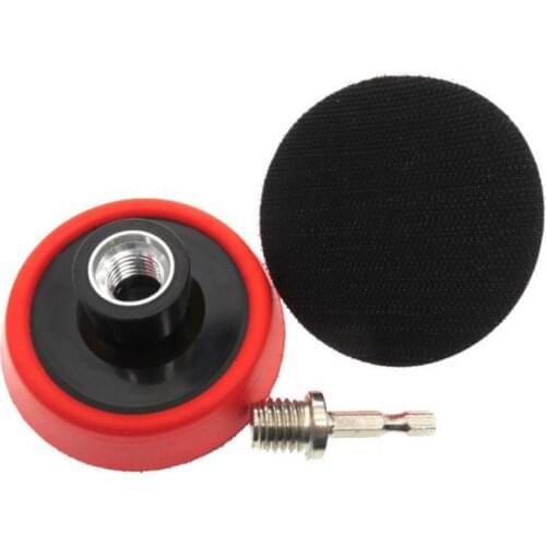 2.95 Inches Electric Grinding Disc Tray Sprocket Wheel Polishing Disk Sticky Adhesive Sandpaper Chuck Grinder Suction Cup