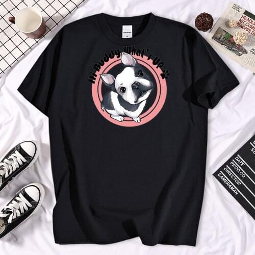 Men Short Sleeve Watercolor Coffee Love Cartoon Spring Printing Clothes Print Tshirt male Tee Top Ladies Graphic T-shirt