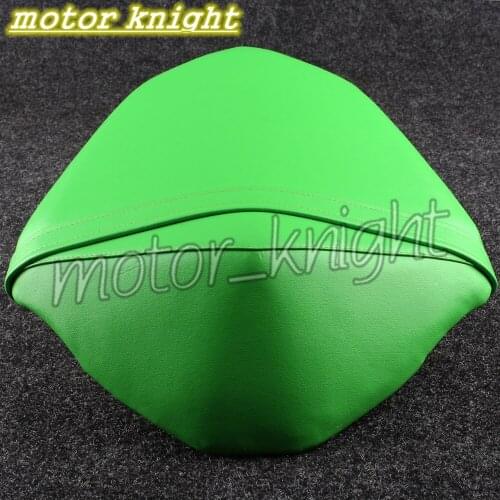 Leather Rear Passenger Seat Soft Cushion Fit KAWASAKI Z800 13-16 Green Pillion