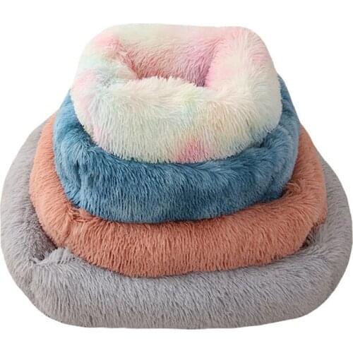 Square Super Soft Dog Bed Warm Plush Cat Mat Dog Beds For Large Dogs Puppy Bed House Nest Cushion Pet Product Accessories