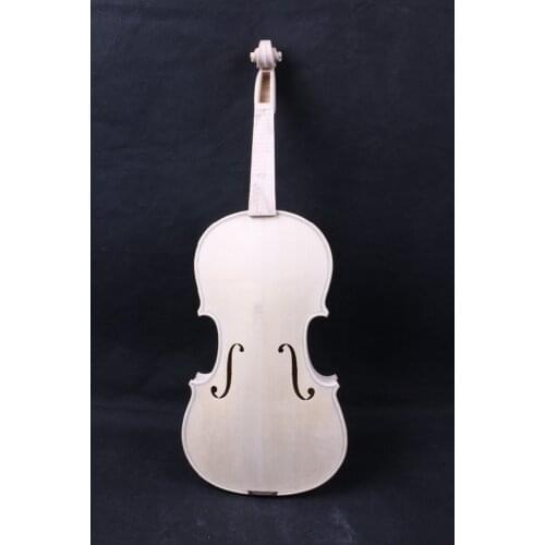 Unfinished violins 4/4, flame maple back, ribs,neck 1pcs Unglue Russian spruce top Yinfente 001