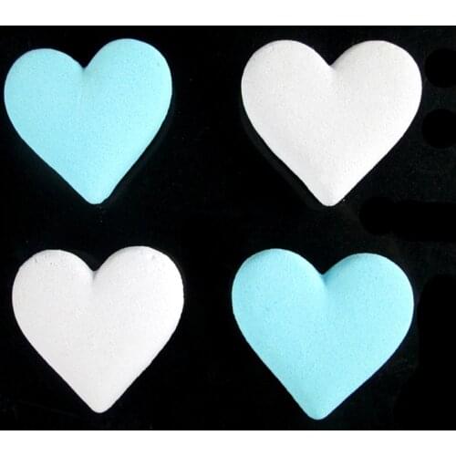 New ! 1pc Heart Love Shape 30g Rose/Lavender/Cherry Bath SPA Shower Bomb Body Scrub Whitening Moisture Bath Shower Fizzer