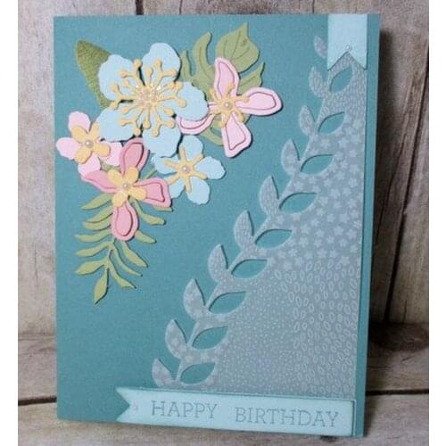 NewLeaves Metal Die CUT Cutting Decorative DIY Embossing Scrapbooking Collect Craft Create Stamps Card Stencil Diy