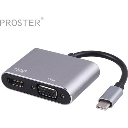PROSTER hdmi cable USB 3.1 Hub Type-C to USB 3.0/HDMI/ Type C Female Charger Adapter for Macbook for USB C to HDMI 4K Adapter