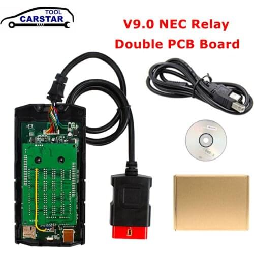 TCS NEC Relays DS150 PRO+ V9.0 Dual PCB 2017.R3 USB/Bluetooth 2017/R3 2016/R1 Free Keygen OBD2 Scanner Tool
