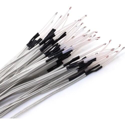 3d printer parts 100K ohm NTC 3950 Thermistors with cable for 3D Printer Reprap Mend RAMPS 1.4 A4988 MK2B Heatbed