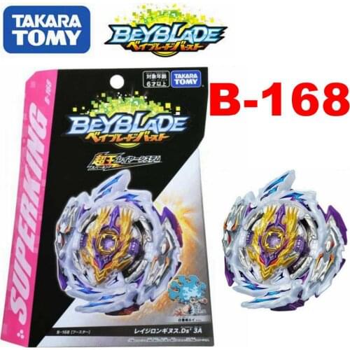 100% Takara TOMY BEYBLADE Super King B-168 Furious Holy Gun Overlord Blast Metal Fusion Battle Gyro Top Toy for Childs Gift