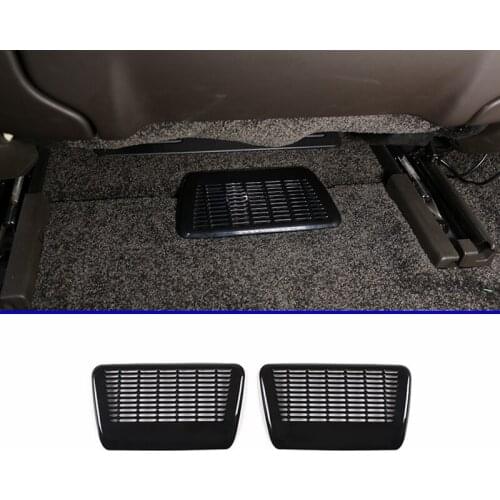 2pcs For Land Rover Range Rover Vogue 2018-2020 Car Interior Accessories Under Seat Air Vent Duct Outlet Shell Cover