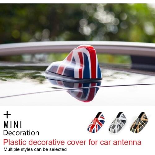 Car Exterior Trim Antenna Base Decoration Cover Sticker For BMW MINI Cooper Clubman F54 F60 Countryman Car Styling Accessori