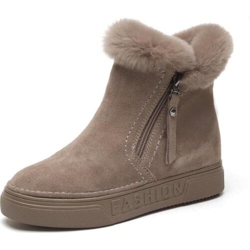 Luxury Brand Women Snow Boots Women Hot Ankle Boots Warm Winter Womens boots zapatillas mujer bottines a talons boots ladies