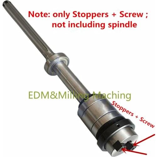 CNC Milling Machine Part NT30 Shaft Spindle Spindle Top Stoppers + Screw For Bridgeport Mill Tools