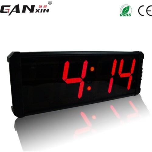 [Ganxin] 8 Inches 4 Digits APP Control Modern Designed Large Wall Clock Led Countdown Timer