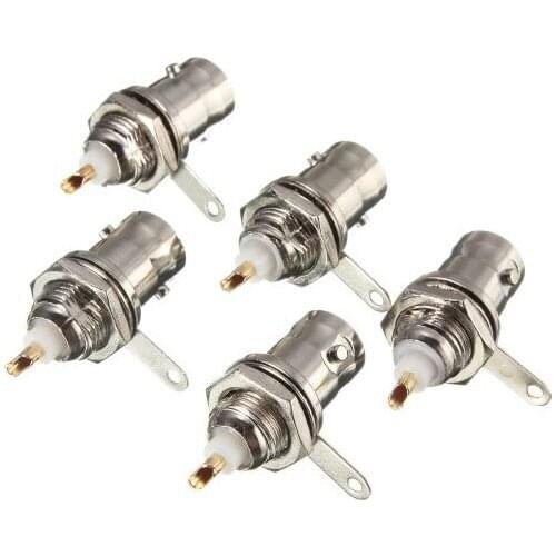 2000PCS BNC Female Socket Solder Connectors Chassis Panel Mount Coaxial Cable