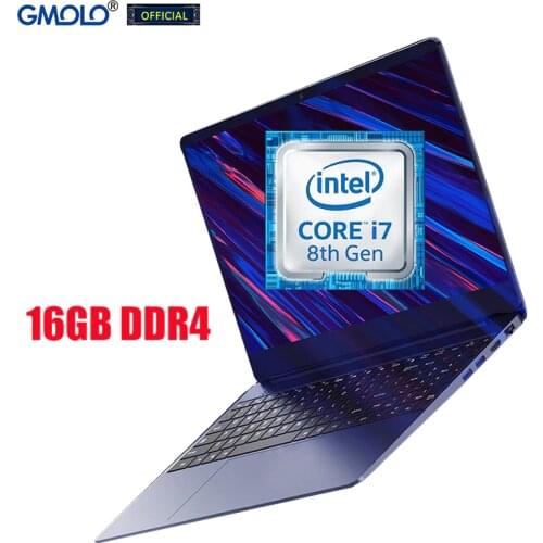 GMOLO 15.6 gaming laptop computer 16GB DDR4 1TB SSD core I7 8th Gen quad core Geforce MX250 dedicated metal notebook PC