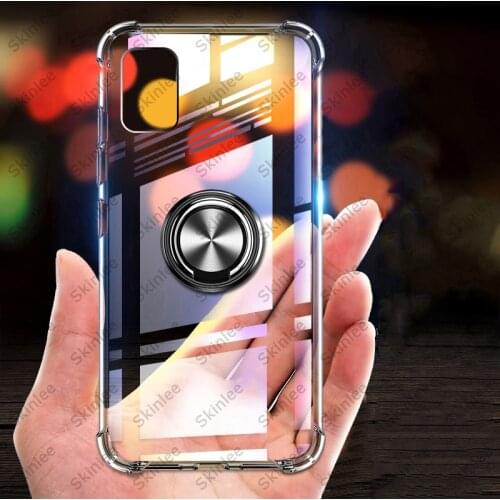 Skinlee For OPPO Find X3 Lite Case Official Original Shockproof With Ring Soft Airbag Cover For OPPO FindX3 Lite Pro Neo Case