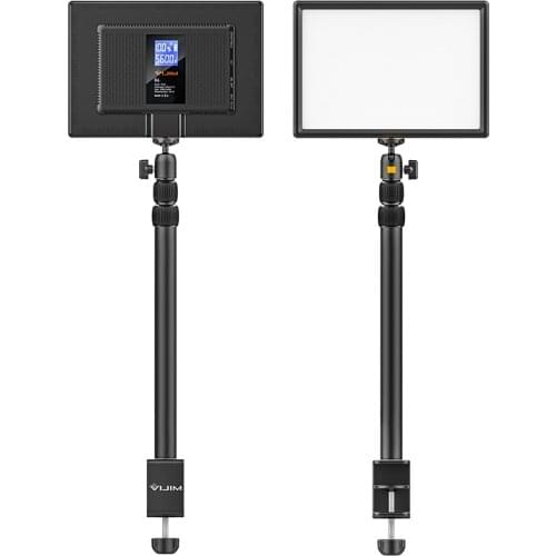 VIJIM K4 Desktop Light LED Lighting Panel With Light Stand 3200k-5600k 8000mAh US EU Plug Photography Studio Light Live Stream