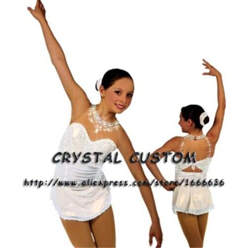 Professional Customized Ice Skating Dresses For Girls With Spandex Graceful New Brand Ice Skating Competition Dress DR2626