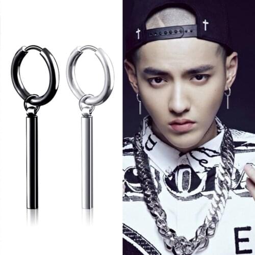 Original design new tide male ear nail rock personality earrings hip hop punk mens earrings Skull Stainless Steel earrings boys