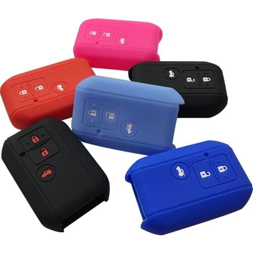 Silicone Case Car Key Cover For Suzuki Swift 2018 Maruti Dzire Ertiga Silica Gel Case For Keys Holder Protector Flid Key Set Fob