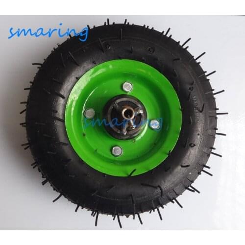 200mm Pneumatic Tire Wheel Rubber Wheel Non-Slip Big Foot Climbing Stairs Smart Car Robot