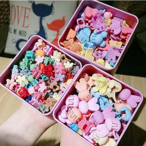 High Quality Colorful Cartoon Beanie Clip Small Hair Claws Hairpin with Free Box Crown Animals Sweet Kids Hair Accessories