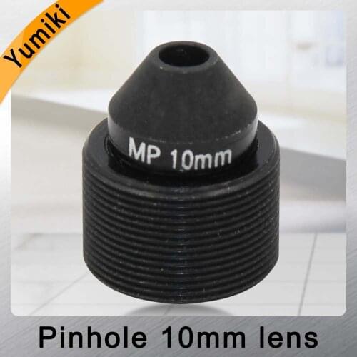 Yumiki HD 2.0Megapixel 10mm pinhole Lens, CCTV Camera Lens,M12 mount,Image Format 1/2" , F1.6, Fixed Iris