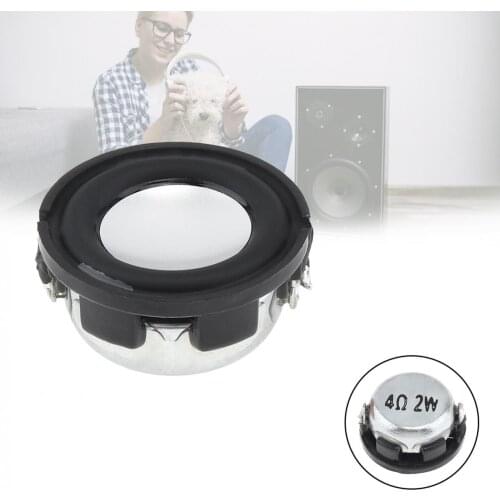 1Inch 2W Mini Circular Horn Tweeter Portable Speaker Unit Full Frequency Cotton DIY Car Audio Loudspeaker DIY Speaker