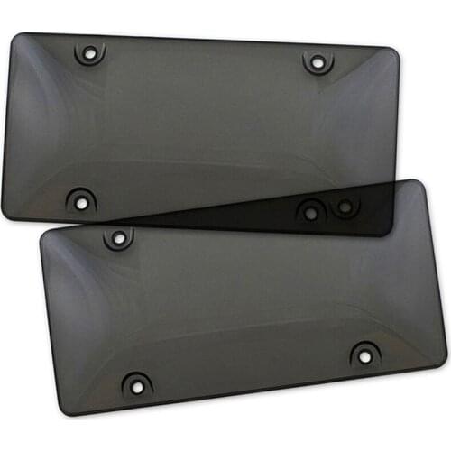 1pcs Cover Shield Transparent License Plate Frame Car Truck Exterior Decoration Car License Plate Tag Frame