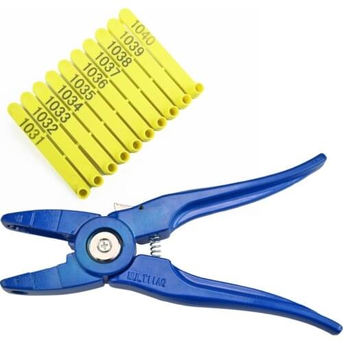 1pcs Sheep Ear Tag Clamp Animal integrated Identification Farm Sheep Pig Cattle Ear Mark Plier Ear Number Forceps 2019 New