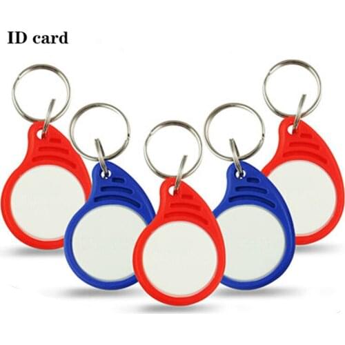 125KHz ID EM-03 TK4100 Waterproot Proximity RFID Card Keyfobs Key Fob Access Control Smart Card 5 Colors Keyfob Free Shipping