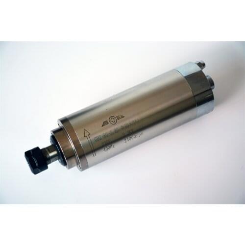 80*213mm ER20 collet cnc spindle+2pcs DB 7005 ceramic beairng+1pc 7002 ceramic bearing water cool spindle