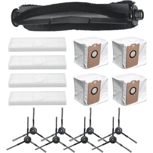 Promotion!Replacement Main Rolling Brushes Side Brushes Filters Dust Bags for Viomi S9 Vacuum Cleaner Accessories