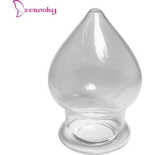 Crystal Glass Hollow Anal Plug Adult Sex Toys Huge Butt Plug Sex Toys for Woman Anal Toys G-Spot Stimulator Butt Plug