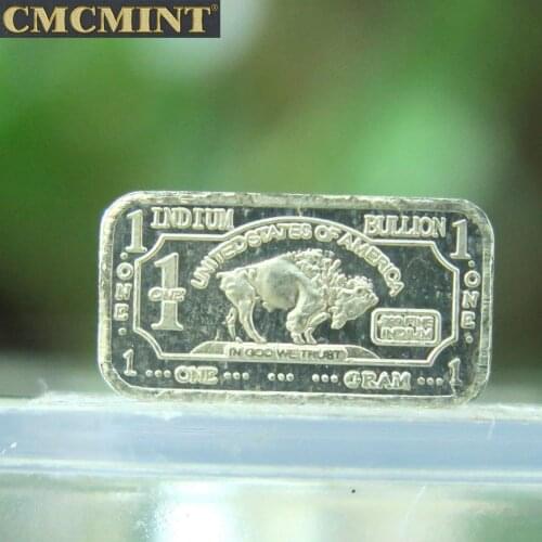 1 Gram Indium Buffalo Bar A136