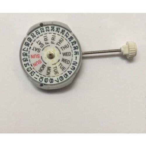 Watch movement accessories PE25 three pin three word double calendar movement PE25 movement quartz movement without battery