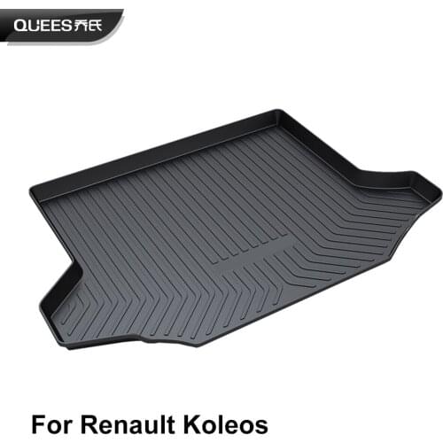 QUEES Custom Fit Cargo Liner Trunk Floor Mat for Renault Koleos Mk1 2008 2009 2010 2011 2012 2013 2014 2015 2016