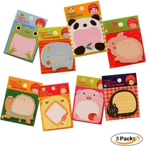 Creative Self-Stick Notes Notes Sticky Note Memo Notes (20 Sheets/Pad,8 Pad/Pack)