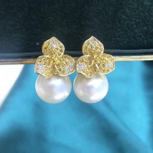 Classical 925 Sterling Silver Earrings Findings Settings Base Mountings Parts Mounts for Coral Pearls Agate Crystal Stones Beads