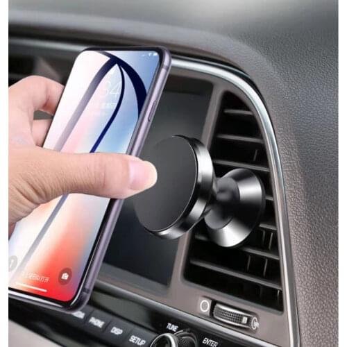 Air Vent Magnetic Holder Strong Car Phone Holder For iPhone 12 Pro Max Car Mobile Magnet Cell Phone Support Dashboard Stand CD