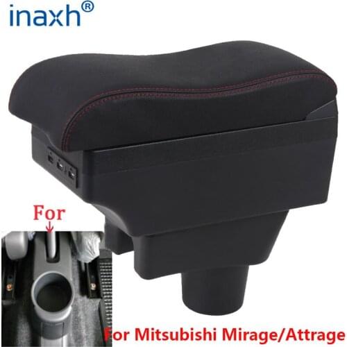 For Mitsubishi Mirage Armrest For Mitsubishi Attrage Mirage Car armrest Box interior Retrofit parts car accessories Storage box