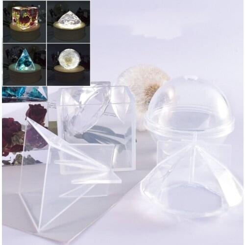 10Shape 1PCS Succulent Plants Wax Candle Silicone Mold Cactus DIY UV Resin Cupcake Epoxy Sugar Plaster Clay Soap Mould