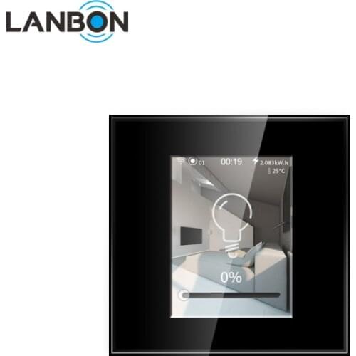 LANBON EU/US Smart Switch LCD Light Smart WiFi Dimmer Switch For Apple Homekit Alexa Google Home Assistant Smart Home Switch
