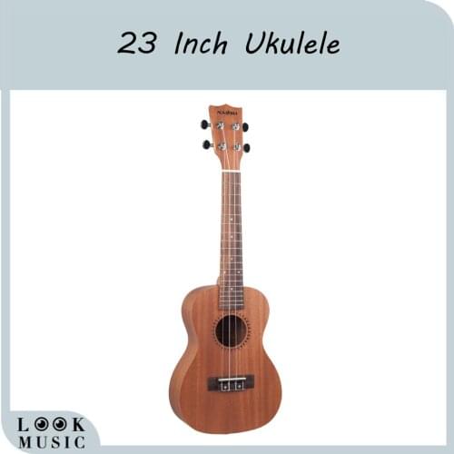 NAOMI Concert Ukulele Kit Vintage Uke for Beginner With Starter Gig Bag 23 Inch Sapele Wood Uke
