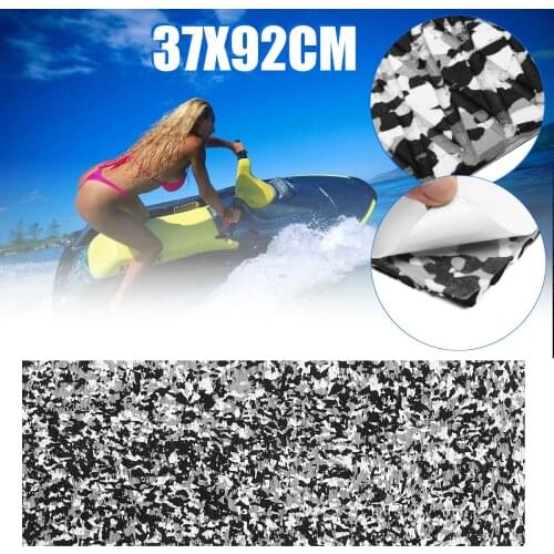 Water Scooter Non-skid Marine Flooring Synthetic EVA Foam Sheet 37x92cm Black Blue Camouflage Water Scooter Non-skid Sheet 5mm