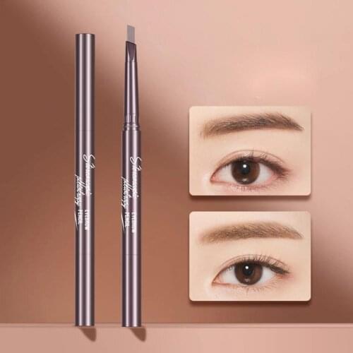 Waterproof Triangle Double-headed Eyebrow Pencil Multi Pen Dimensional Sweatproof Durable Three Effect Eyebrow U9W8