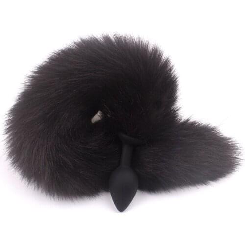 Adult Games Fox Tail Anal Plug Sex Toys For Women Men Anus Dilator G Spot Cosplay Sexy Silicone Butt Plug Tail Ass Erotic Toy