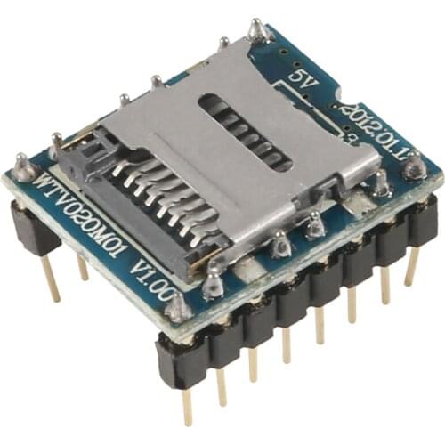 WTV020 WTV020-SD WTV020SD-20SS Mini SD Card MP3 Sound Module For PIC WTV020-SD-16P
